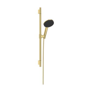 Set de dus Hansgrohe Raindance Alive Select S 125 3jet EcoSmart cu bara Unica S Puro 65cm gold optic imagine