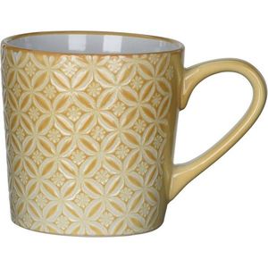 Cană din ceramică Sea, 385 ml, galben imagine