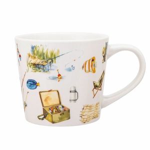 Cană din porțelan Altom Pescarul, 400 ml imagine