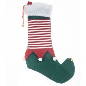 Ciorap de Crăciun Altom Elf verde 50 cm imagine