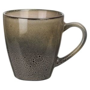 Cană mare din gresie ceramică Dario, 320 ml, maro imagine