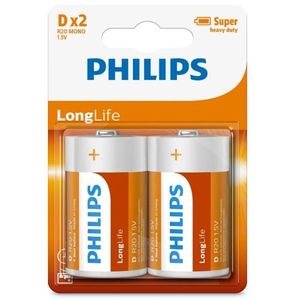 Baterie Philips D 1, 5 V LongLife imagine