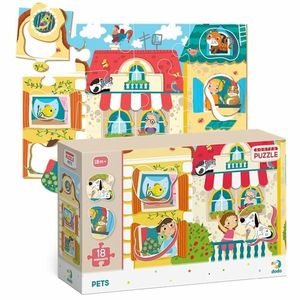 Puzzle Dodo Pets , 18 piese imagine