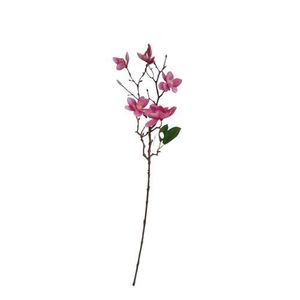 Creangă artificială Magnolia roz închis, 64 cm imagine