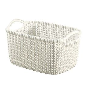 Coșuleț Curver 03675-X64 Knit XS 3 l, crem, 3 l imagine