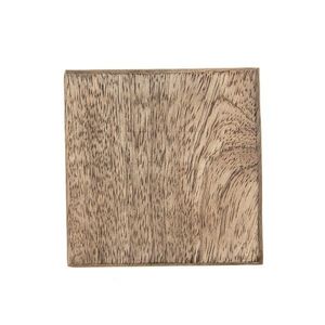 Suport de pahare din lemn Orion MANGO, 10 x 10 cm imagine