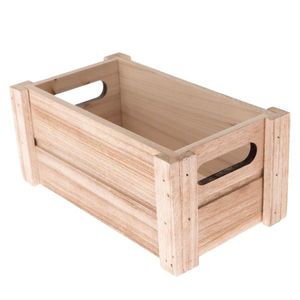 Lădiță din lemn Karasi, naturală, 21, 5 x 12, 5x 9, 5 cm imagine