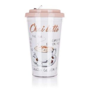 Cană de călătorie cu perete dublu Banquet COFFEE 0, 5 l, Chai latte imagine