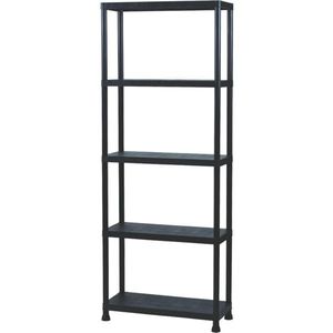 Raft din plastic cu 5 niveluri, 60 x 30 x 181 cm, 5 etaje imagine