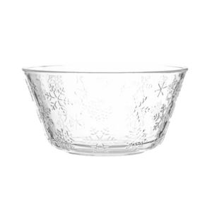 Bol de sticlă Altom Snowflakes 13 cm, 400 ml imagine