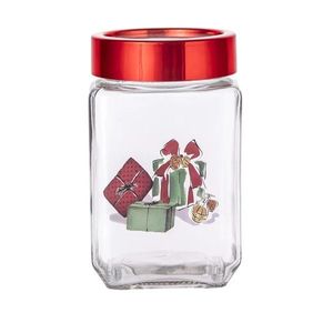 Altom Crăciun cutie de sticlă Cadouri de Crăciun700 ml , 9 x 9 x 14, 5 cm imagine