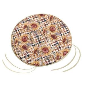 Pernă scaun Bellatex EMA rotundă, Floarea-soarelui, 40 cm imagine