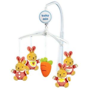 Baby Mix Carusel deasupra pătuțului Bunnies, diametru 36 cm imagine