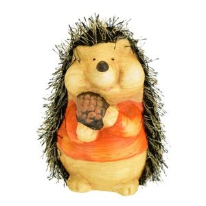 Decorațiune din ceramică Arici cu con, 9 x 13 x 8, 5 cm imagine