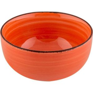 Castron ceramic Lamart LT9099 Happy , diametru11, 5 cm, portocaliu, portocaliu imagine