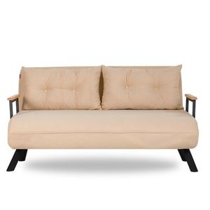 Canapea pat Sando 2 Cream, crem deschis imagine