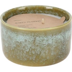 Lumânare în recipient din ceramică Luxury, Baked pumpkin, 390 g imagine