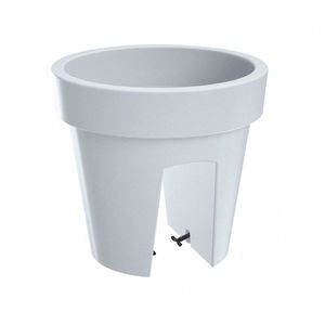 Ghiveci de balustradă Lofly Railing, alb, 24, 5 cm, alb, 24, 5 cm imagine