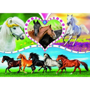 Trefl Puzzle Cai frumoși, 200 piese imagine