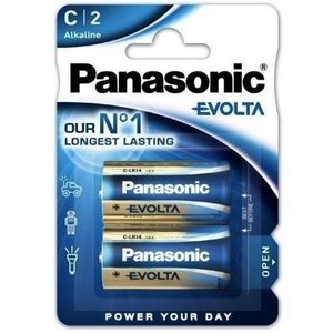 Set baterii Panasonic LR14EGE/2BP EVOLTA, 2 buc imagine