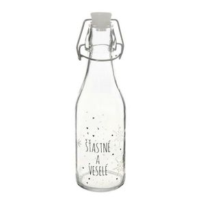 Sticlă cu închidere cu clip Orion Fulg de nea Alb, 0, 52 l, 520 ml imagine