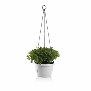 Ghiveci suspendat cu auto-irigare Gardenico Marina, alb, diam. 30 cm, alb, diam. 30 cm imagine