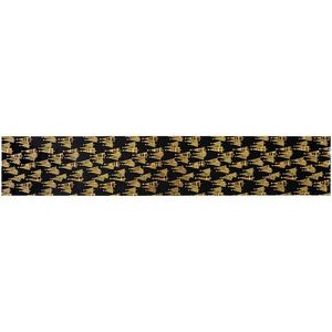 Țesătură decorativă de Crăciun Catifea, negru, 28 x 150 cm imagine