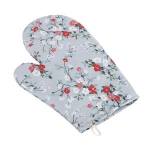 Mănușă de bucătărie Bellatex Floare pe gri, 18 x 28 cm imagine