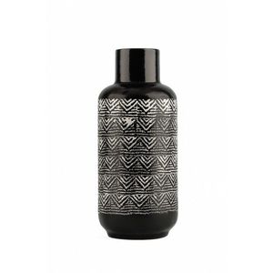 Vaza din ceramica YL711 Zuba , alb-negru imagine
