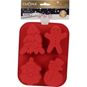 Formă de copt din silicon La Cucina Christmas, 21, 5 x 3 x 16 cm imagine