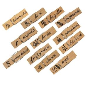 Set de 12 bucăți de cleme Orion Condimente imagine