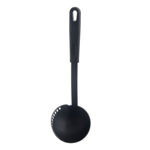 Lingură Orion cu strecurătoare BLACKLINE 30, 5 cm, dia. 9 cm imagine
