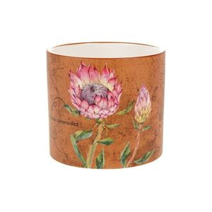 Recipient ceramic de ghiveci Poppies, maro, diam. 9 x Î. 9 cm, imagine