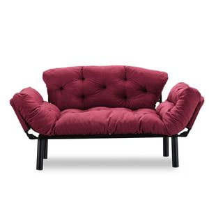 Canapea pat Nitta Maroon, vișiniu imagine