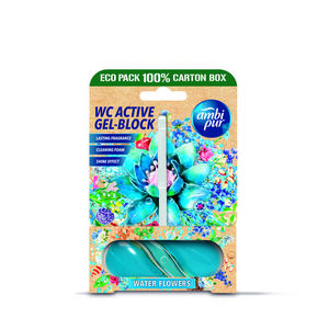 Bloc Ambipur WC Active flori de apă 45 g imagine