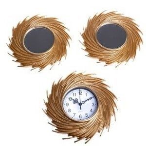 Ceas de perete Nest, diam. 25 cm, plastic, set 3 buc. imagine