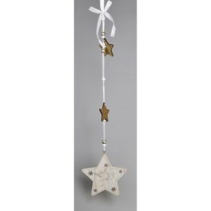 Decoraţiune de Crăciun agăţată, Stea, 60 cm imagine