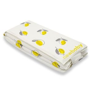 Saltea înfășat New Baby de călătorie Basic Lemon, 40 x 59 cm imagine
