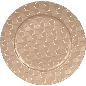 Suport farfurie Golden Pentagon, 33 cm imagine