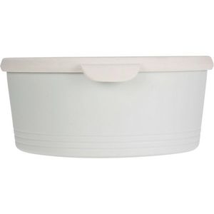 Set de caserole EH din plastic 3 buc, crem, crem deschis imagine