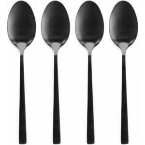 Set de lingurițe negre EH 4 buc, 15 cm imagine