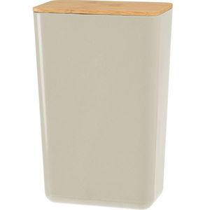 Cutie de depozitare cu capac din bambus Roger, 13 x 20, 7 x 8 cm, bej imagine