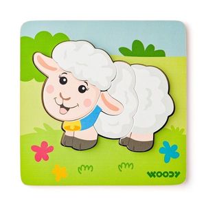Puzzle Woody Baby Oiță imagine