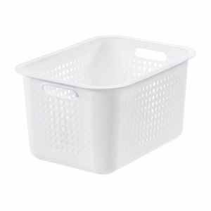 Coș de depozitare SmartStore Modern, alb, 37 x 28x 20 cm, alb, 37 x 28 x 20 cm imagine