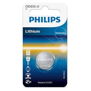 Baterie Philips CR2032 3 V, baterie buton litiu imagine