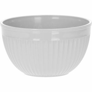Bol din plastic cu nervuri, 2 l, crem, crem deschis imagine