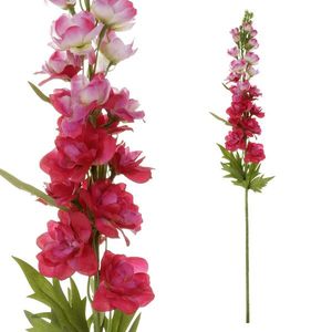 Floare artificială Delphinium, roz închis, 70 x 8 cm imagine