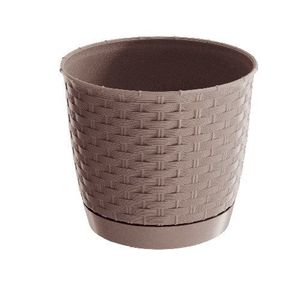 Ghiveci de plastic Ratolla Round bej, diam. 22 cm, bej, 22 cm imagine