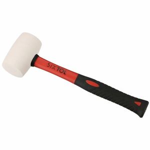 Ciocan din cauciuc Sixtol TPR HAMMER, alb, 220 g, 285 mm imagine