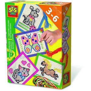 Set broderie SES, cu ațecolorate imagine